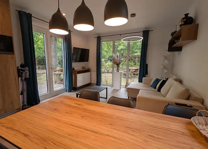 Rustige Bij Deventer Met Prive Terras 木屋 Gorssel