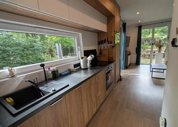 木屋 Rustige Bij Deventer Met Prive Terras *